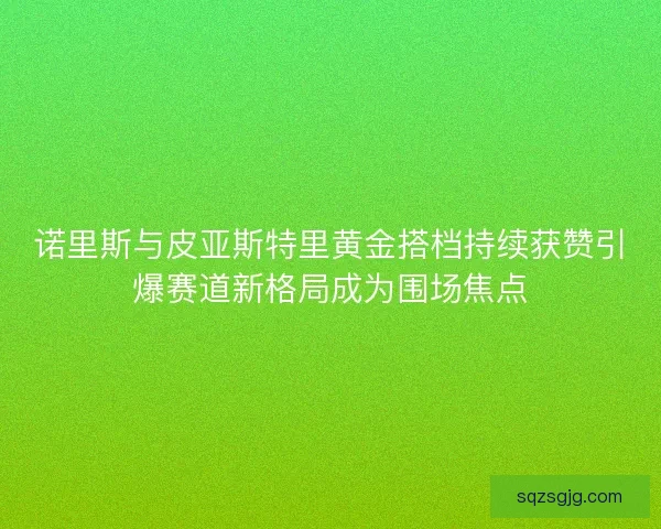 诺里斯与皮亚斯特里黄金搭档持续获赞引爆赛道新格局成为围场焦点 诺里斯与皮亚斯特里黄金搭档持续获赞引爆赛道新格局成为围场焦点